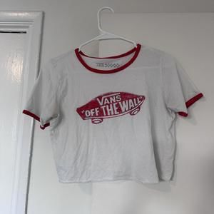Vintage Vans Off The Wall Crop Top